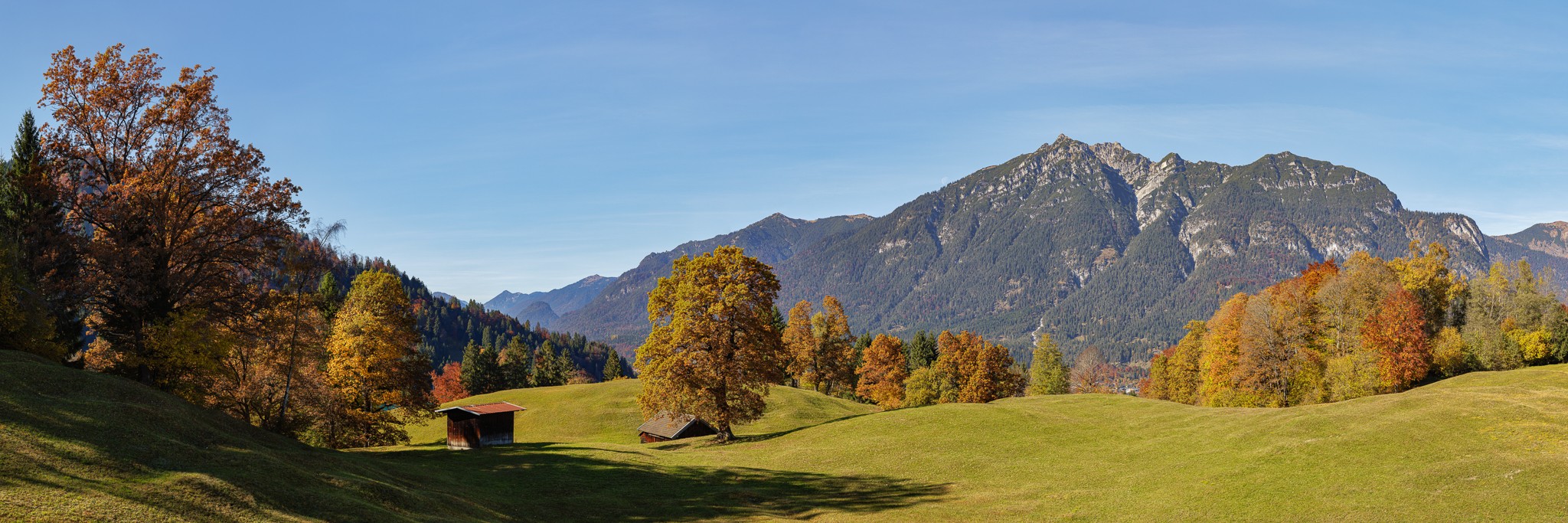 Wanderung zur Kochelbergalm - Herbst in Garmisch-Partenkirchen.
