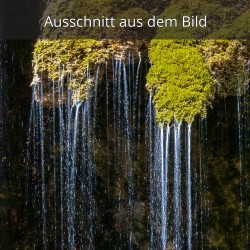 Wasserfall - Moos Kalktuffstein