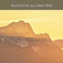Zugspitze in Gold
