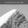 Gipfel der Alpspitze schwarz weiß
