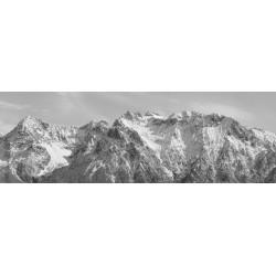 Karwendel im Winter 3 : 1 schwarzweiss