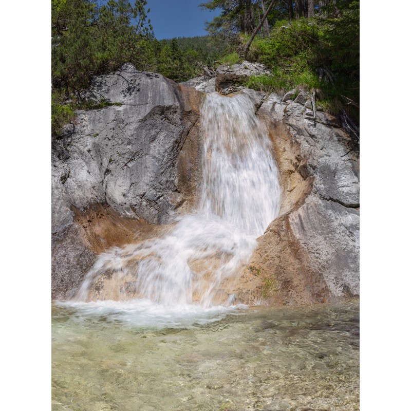 Ruhiger Wasserfall im Karwendel