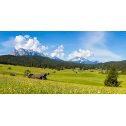 Buckelwiesen - Landschaft bei Mittenwald - Klais Krün