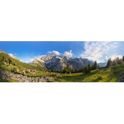 Karwendeltal mit Karwendelhaus und Birkarspitze