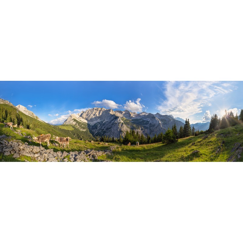 Karwendeltal mit Karwendelhaus und Birkarspitze