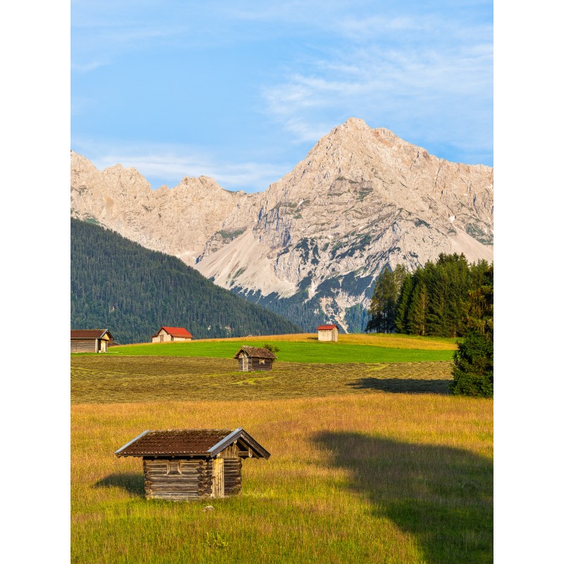 Buckelwiesen: Stadelblick zur Tiefkarspitze