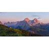 Schachen im Morgenrot