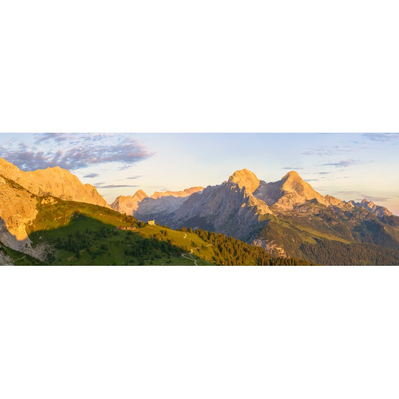 Schachen-Hochblassen-Alpspitze in Gold