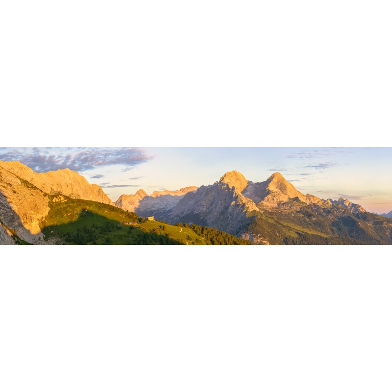 Panorama am Schachen - goldenes Licht
