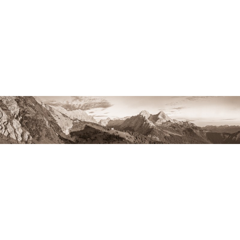 5:1 Schachen - Wettersteingebirge sepia