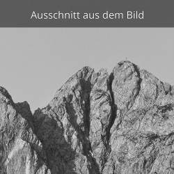 Großer Waxenstein schwarz weiß