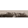 Morgenrot - Alpspitze, Waxenstein, Zugspitze sepia