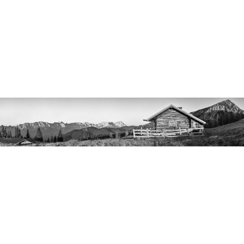 Morgenpanorama an der Krüner Alm sw