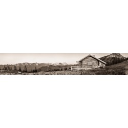 Panorama an der Krüner Alm 6:1 sepia