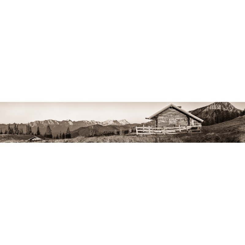 Panorama an der Krüner Alm 6:1 sepia