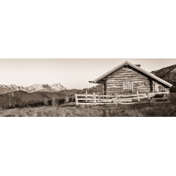 Morgenstimmung  an der Krüner Alm sepia