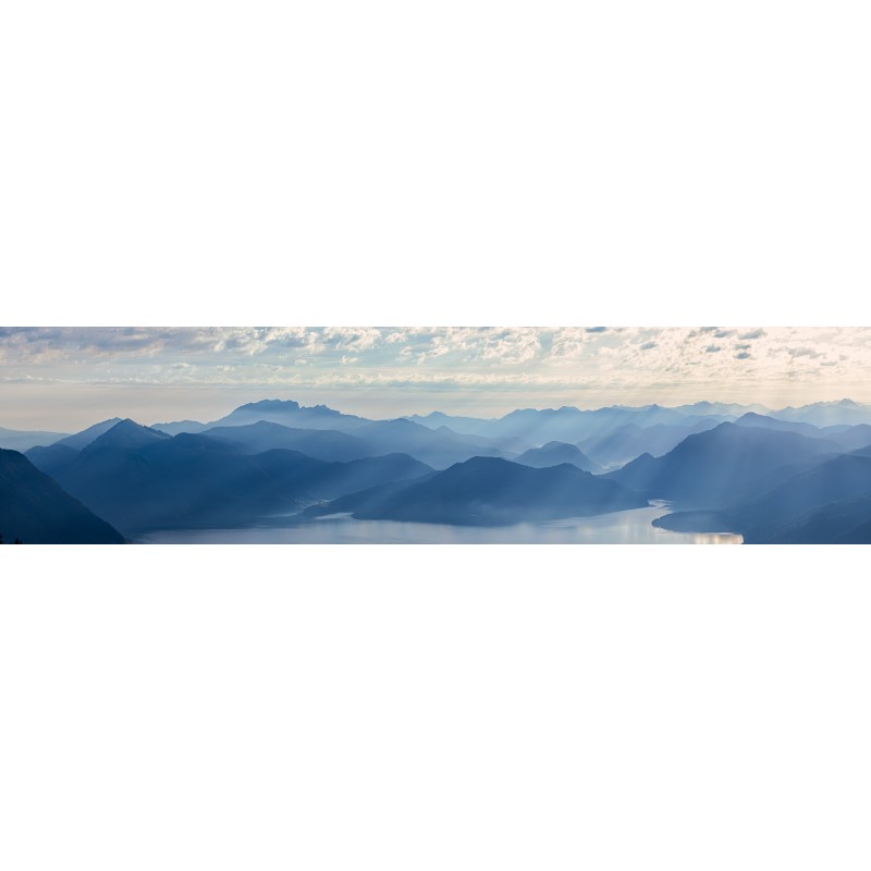 Blaue Silhouetten Walchensee-Jachenau