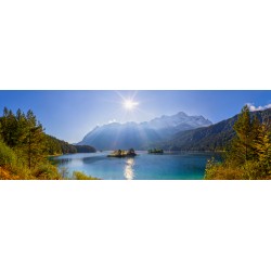 Eibsee Panorama - Zugspitze 3:1