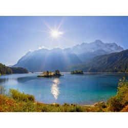 Eibseeblick mit Zugspitze