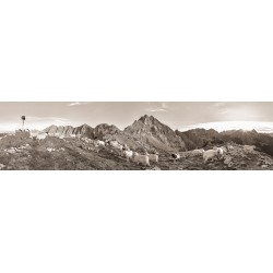 Frauenalplspitz - Schafe 4:1 sepia