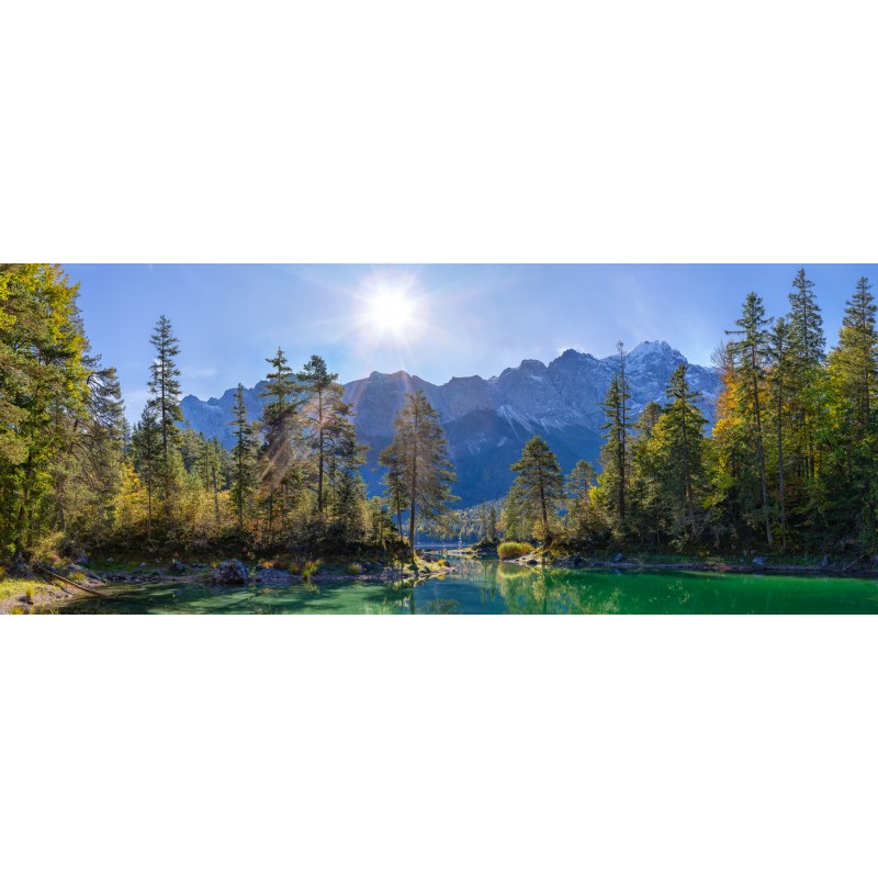 Braxensee - Eibsee mit Zugspitze