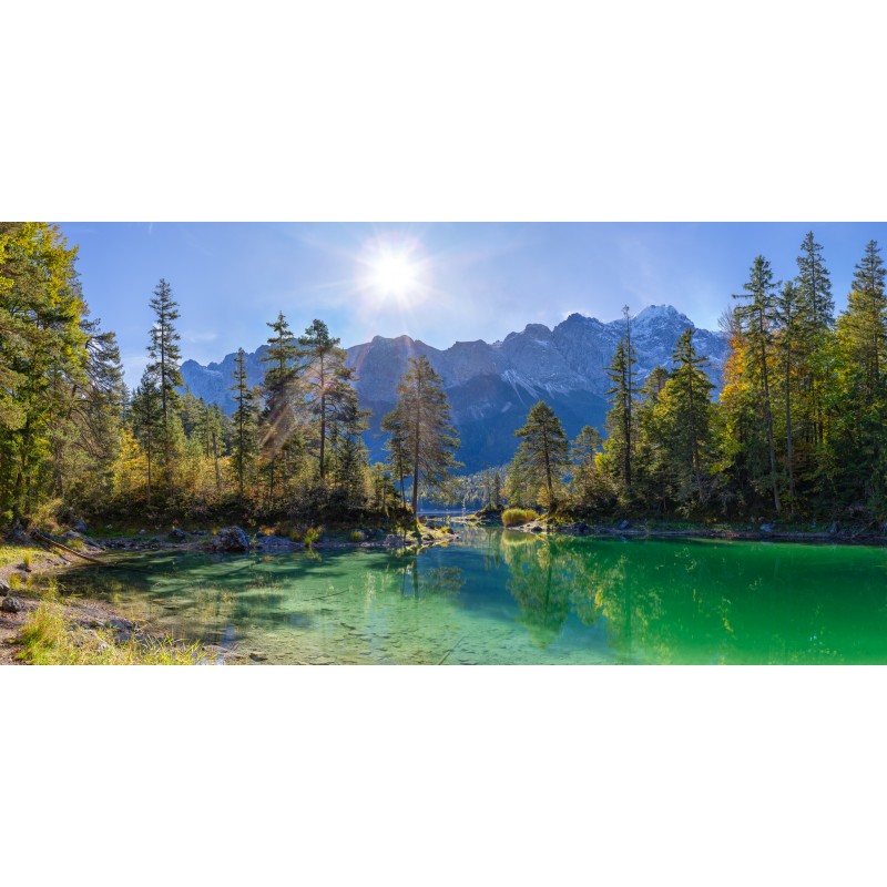 Braxensee - Eibsee mit Zugspitze