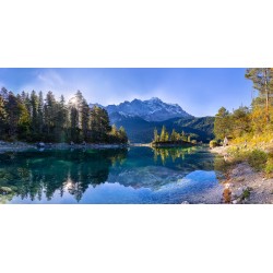 Eibsee - Braxenbucht mit Zugspitze 2:1