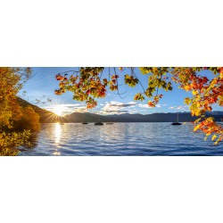 Sonnenaufgang am Walchensee - Herbst