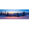 Sonnenaufgang Winterlandschaft - der Pulverschnee funkelt