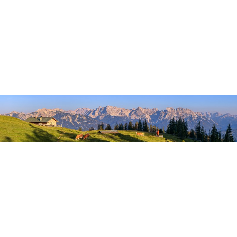 Blick ins Karwendel - Almwiese Krüner Alm